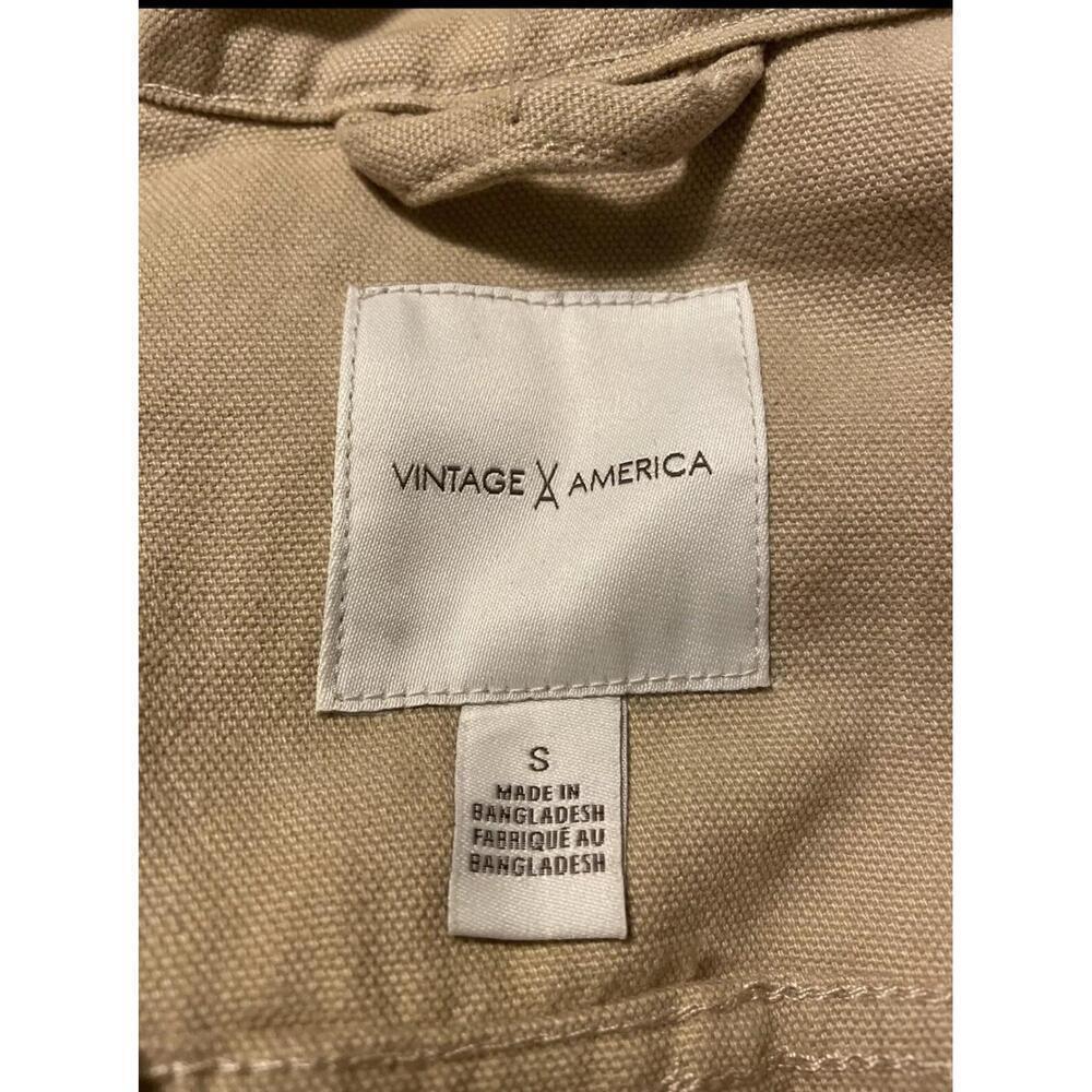 Vintage X America Ladies' Anorak Jacket NWT/Sz. Small/ Tan. J-5 - Picture 4 of 4